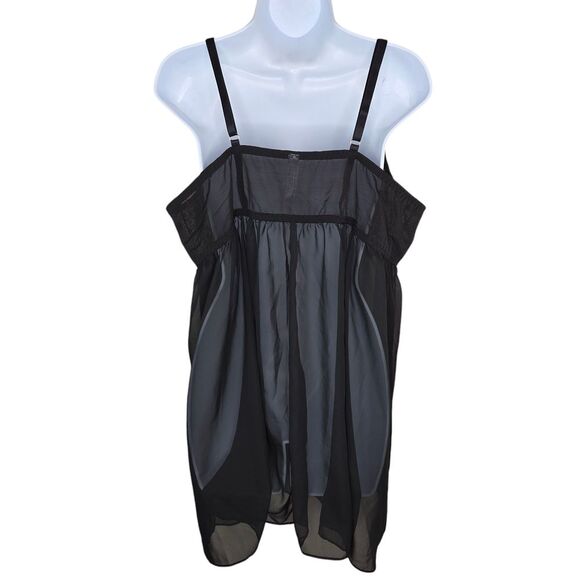 Cacique Lane Bryant Lace Babydoll Nighty Sleepwear Size 26/28 - Picture 3 of 6